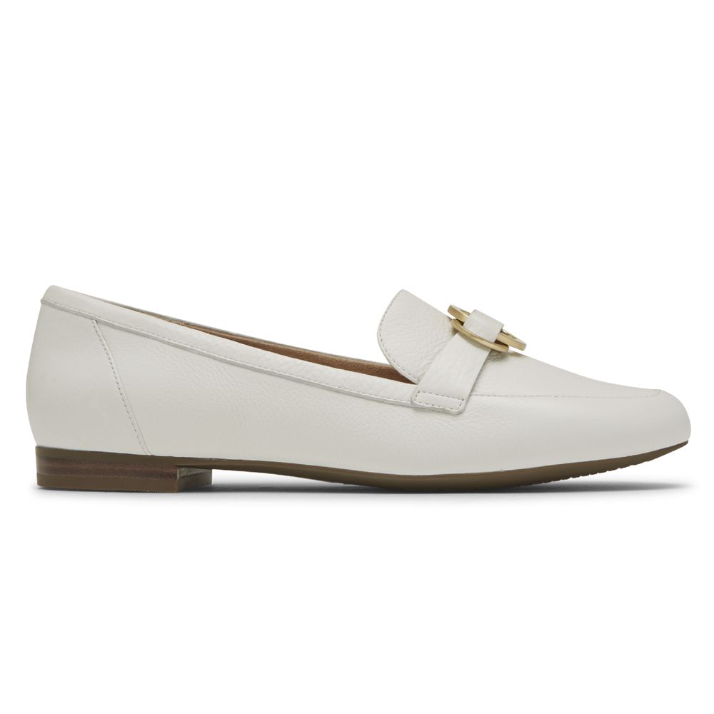 Rockport Canada Total Motion Tavia Ring - Womens Loafers White (DKV479150)